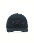 Fendi Logo Terry Cotton Cap Blue