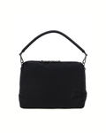Fendi Lui Large FF Nylon Shoulder Bag Black