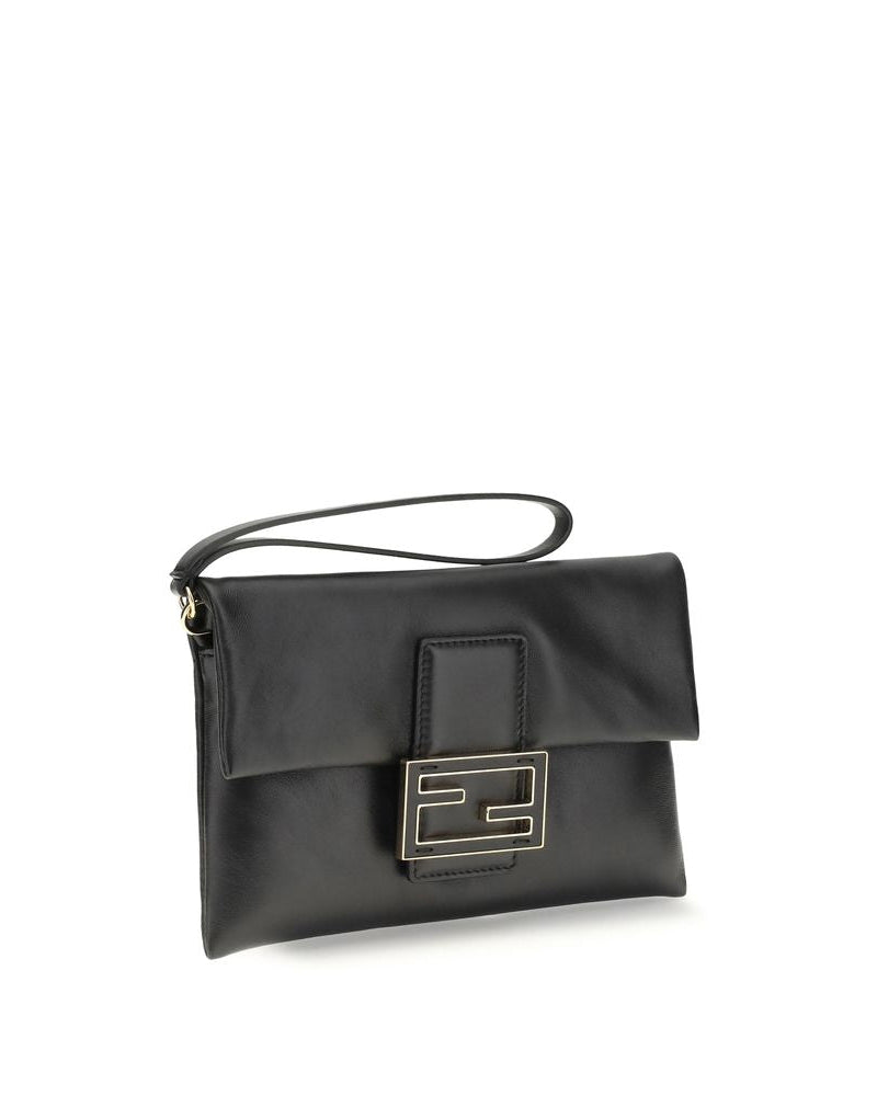 Fendi – Mamma Baguette Clutch Bag Black
