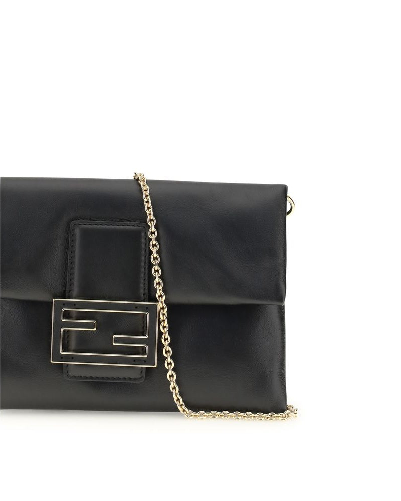 Fendi – Mamma Baguette Clutch Bag Black