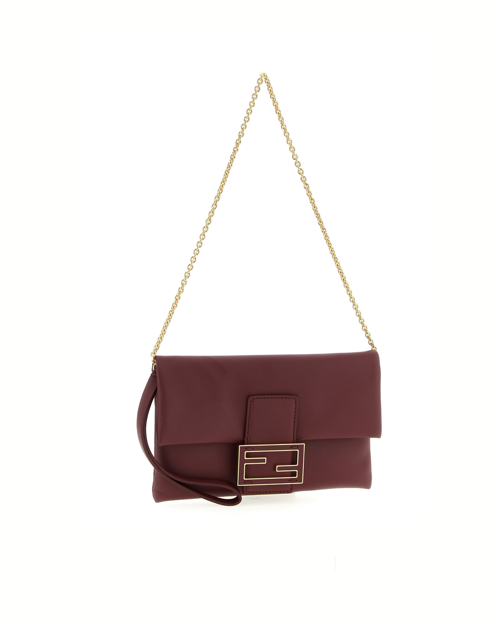 Fendi Mamma Baguette Pouch Bordeaux