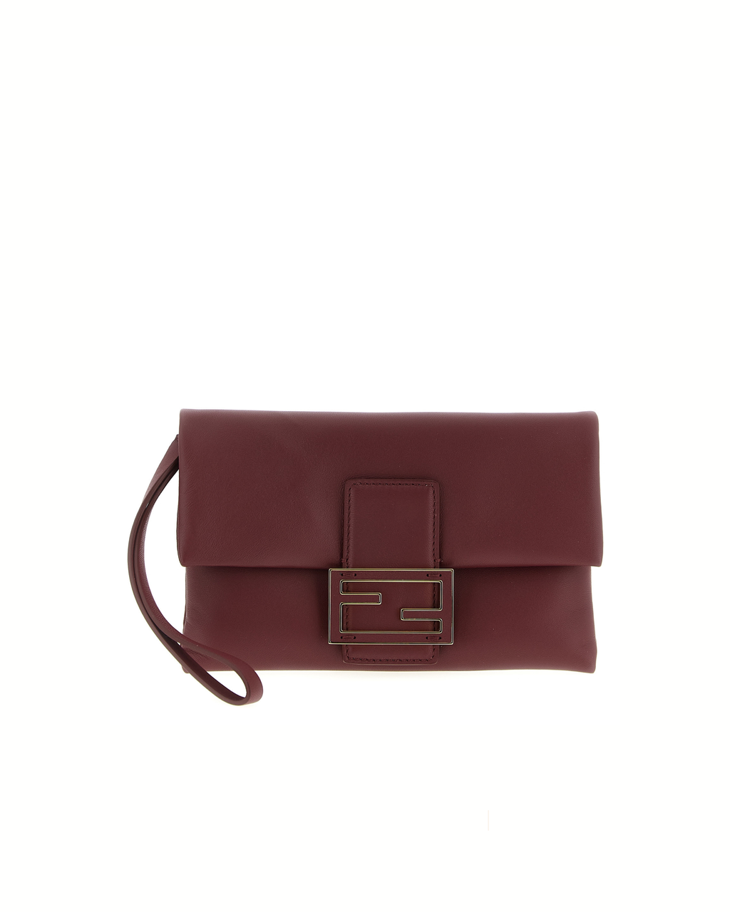 Fendi Mamma Baguette Pouch Bordeaux