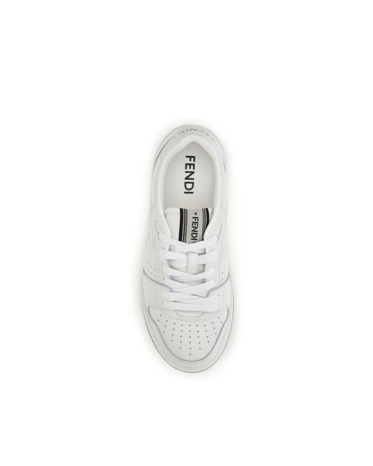 Fendi - Match Sneakers Bianche in Pelle