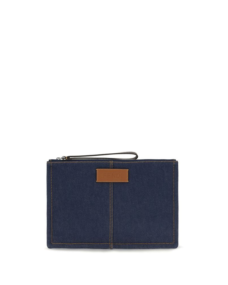 Fendi – Medium Denim Pouch