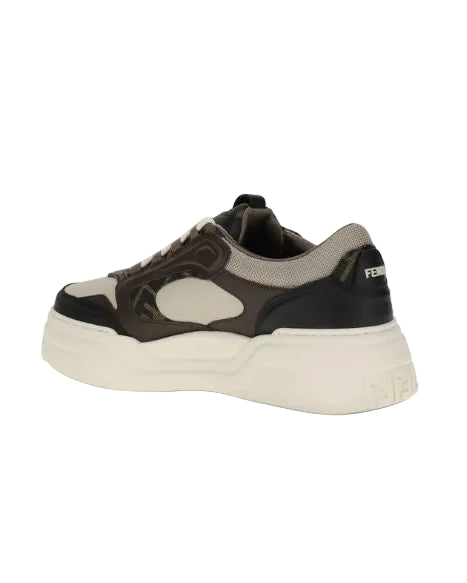 Fendi – Paneled Leather FF Sneakers