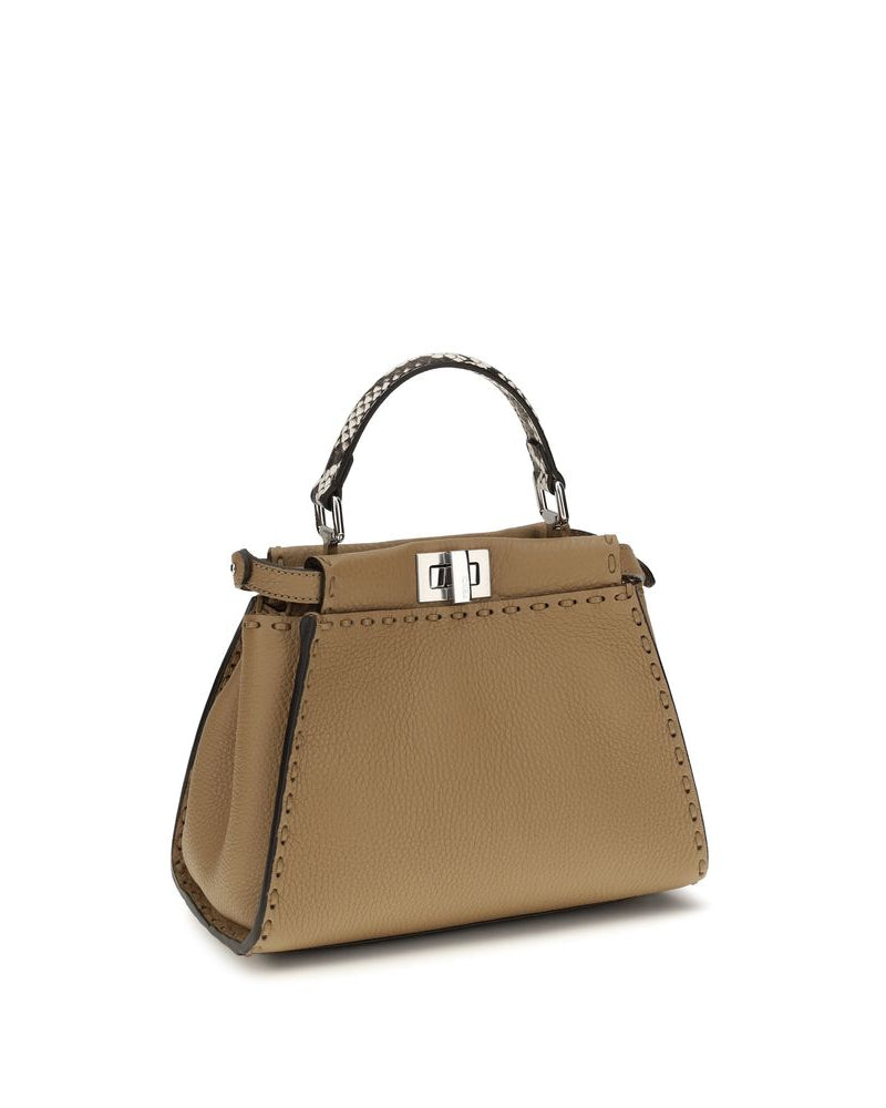 Fendi – Peekaboo Mini Selleria Handbag Beige