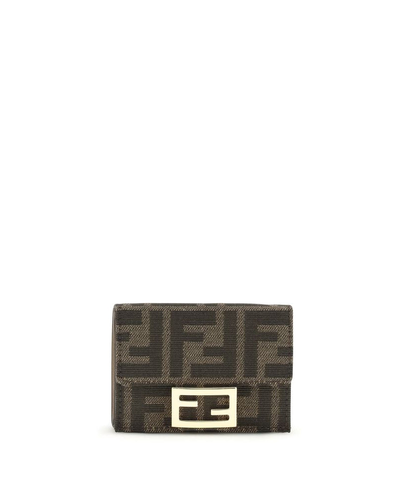 Fendi – Portafoglio FF Trifold Jacquard