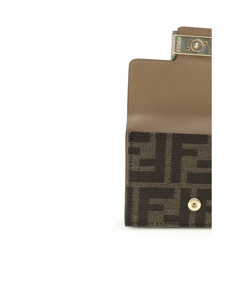 Fendi – Portafoglio FF Trifold Jacquard