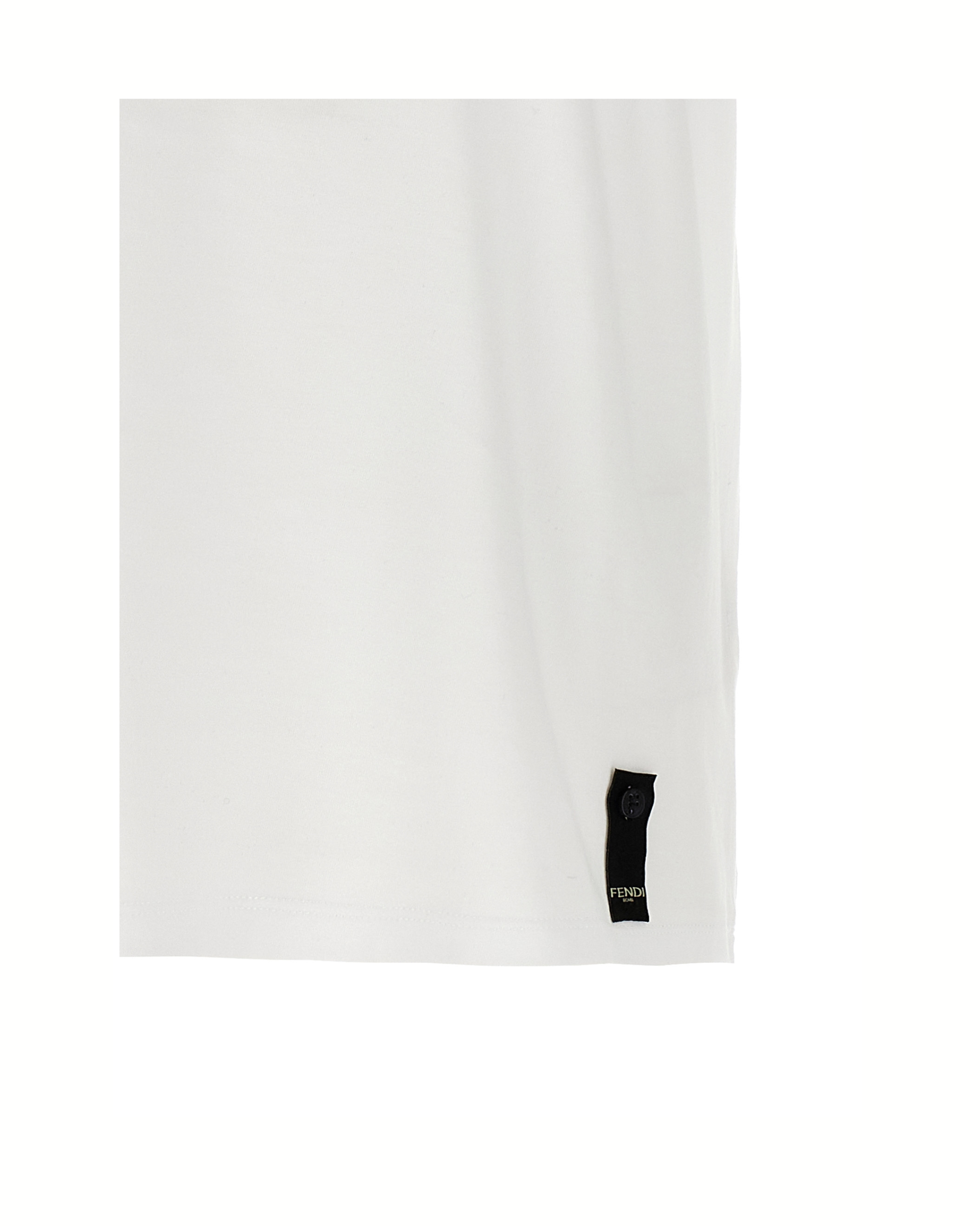Fendi Postcards Patch Cotton T-Shirt