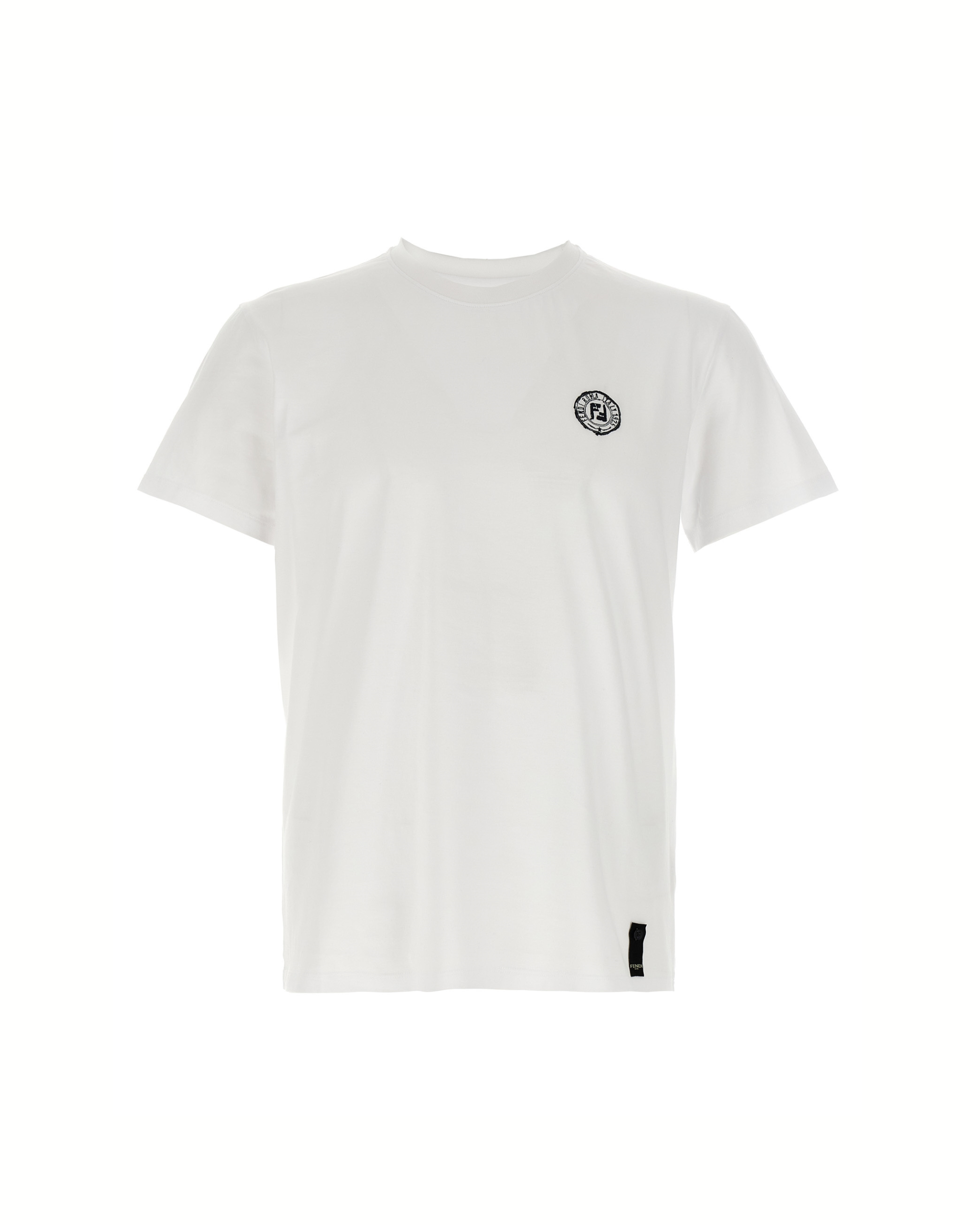 Fendi Postcards Patch Cotton T-Shirt