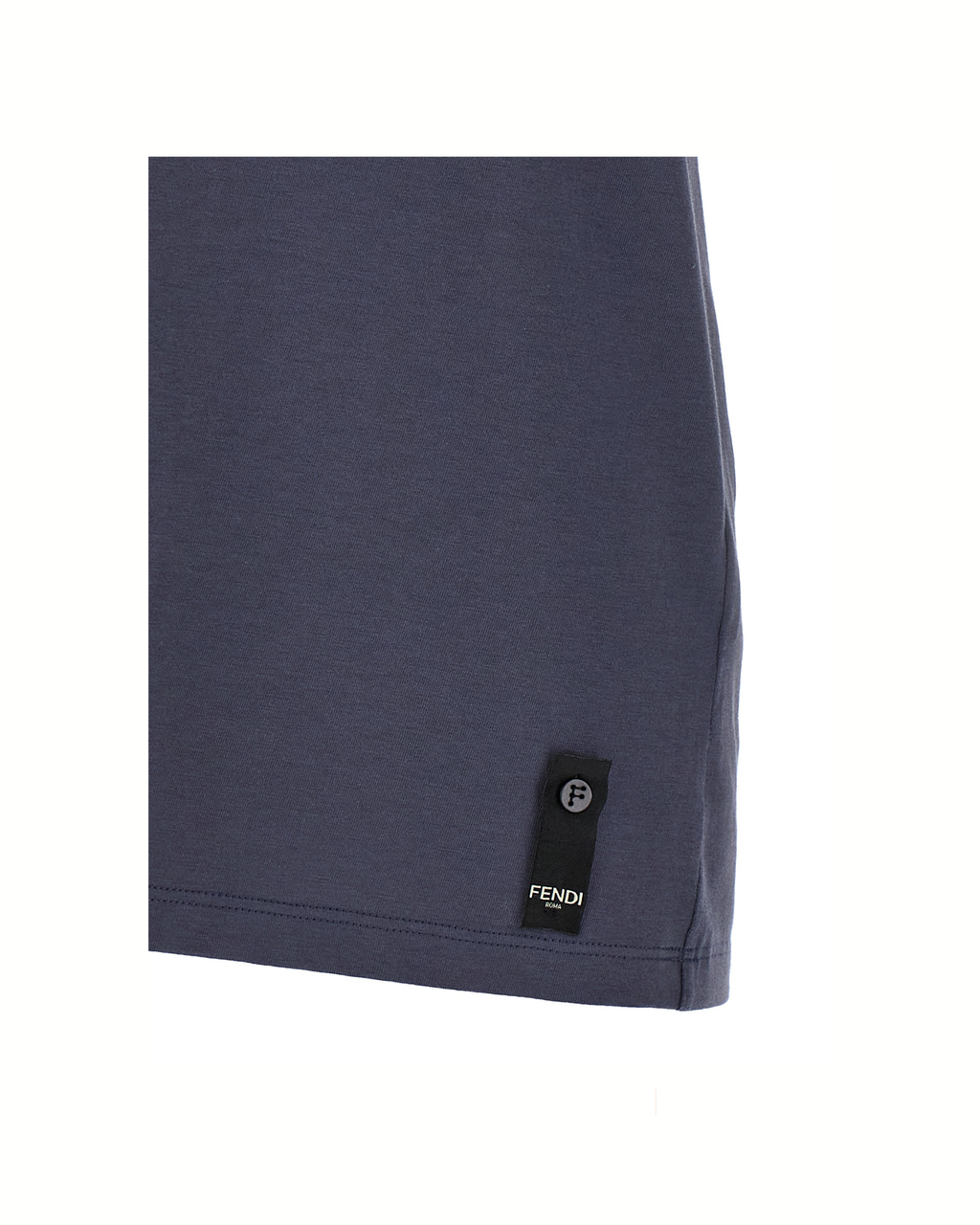 Fendi Postcards Patch T-Shirt Blue