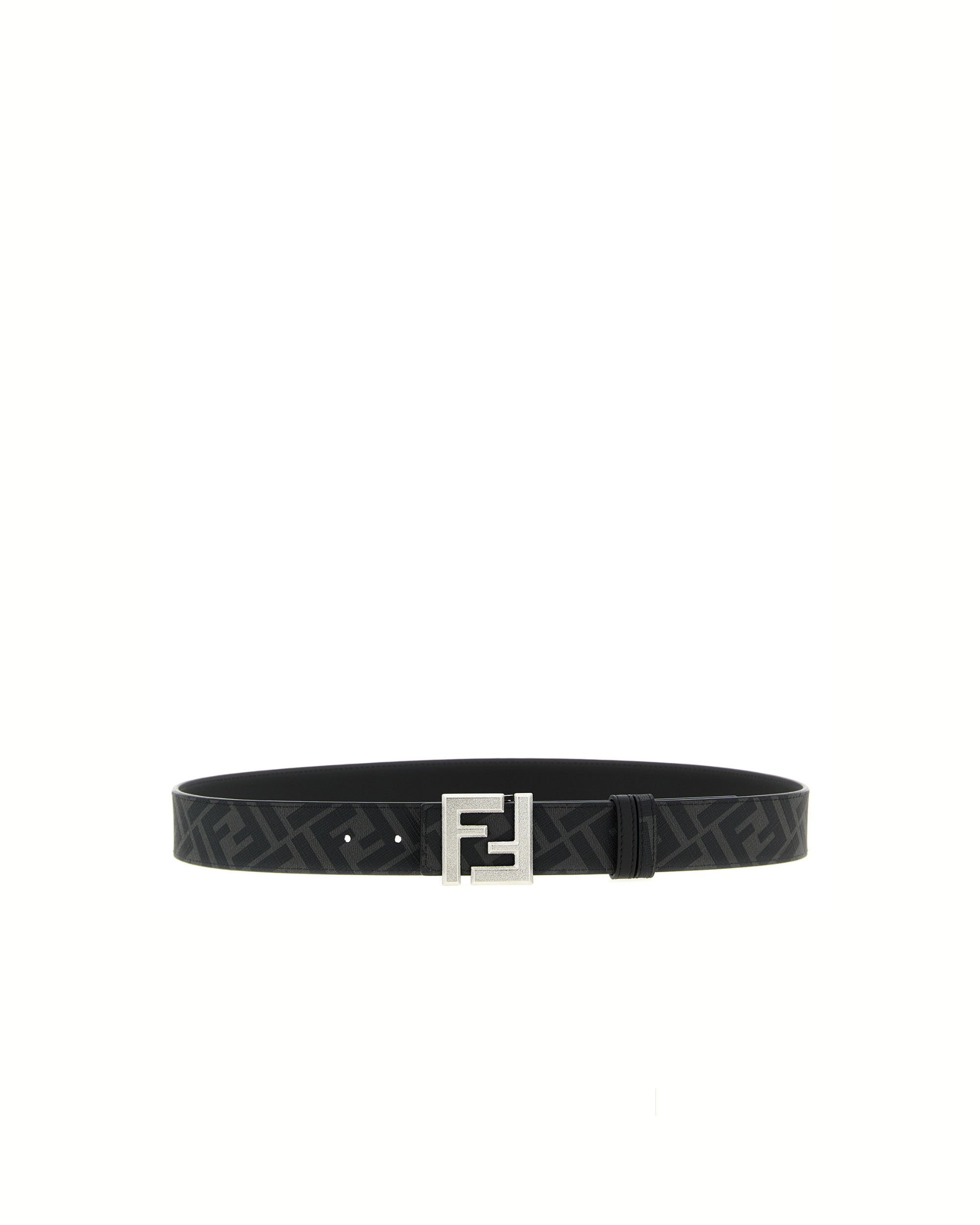 Fendi Reversible FF Leather Belt Black