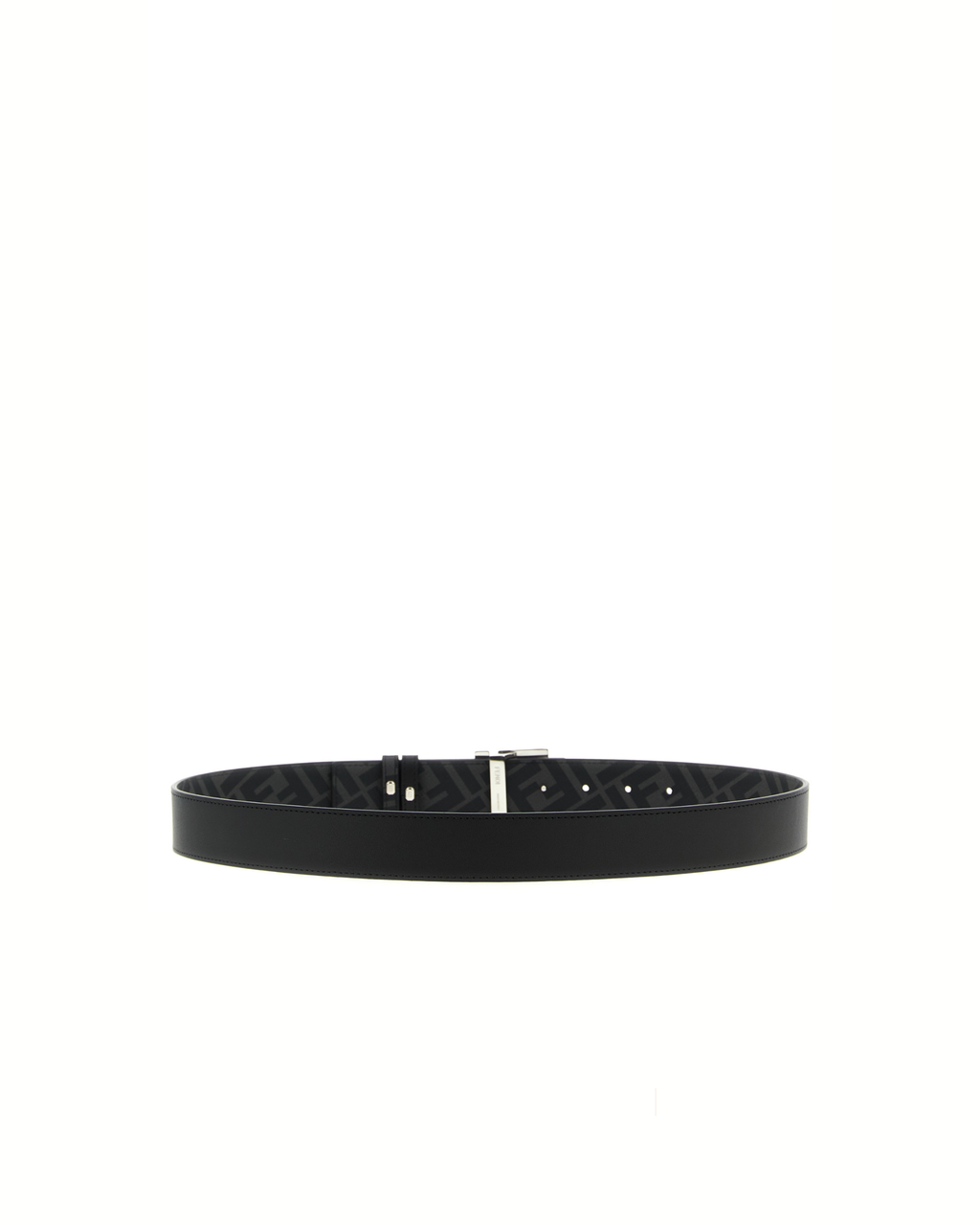 Fendi Reversible FF Leather Belt Black