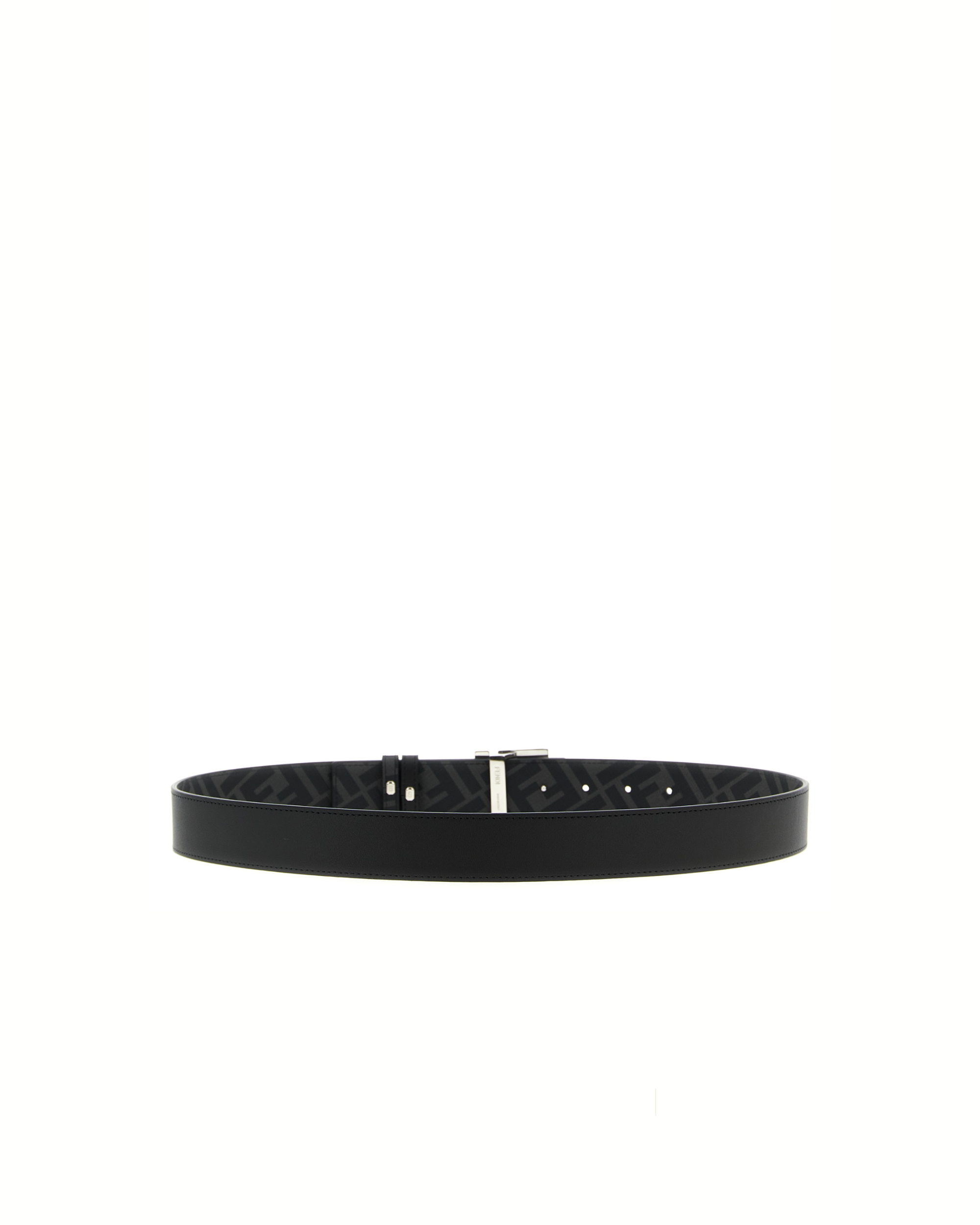Fendi Reversible FF Leather Belt Black