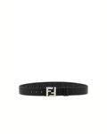 Fendi Reversible FF Leather Belt Black