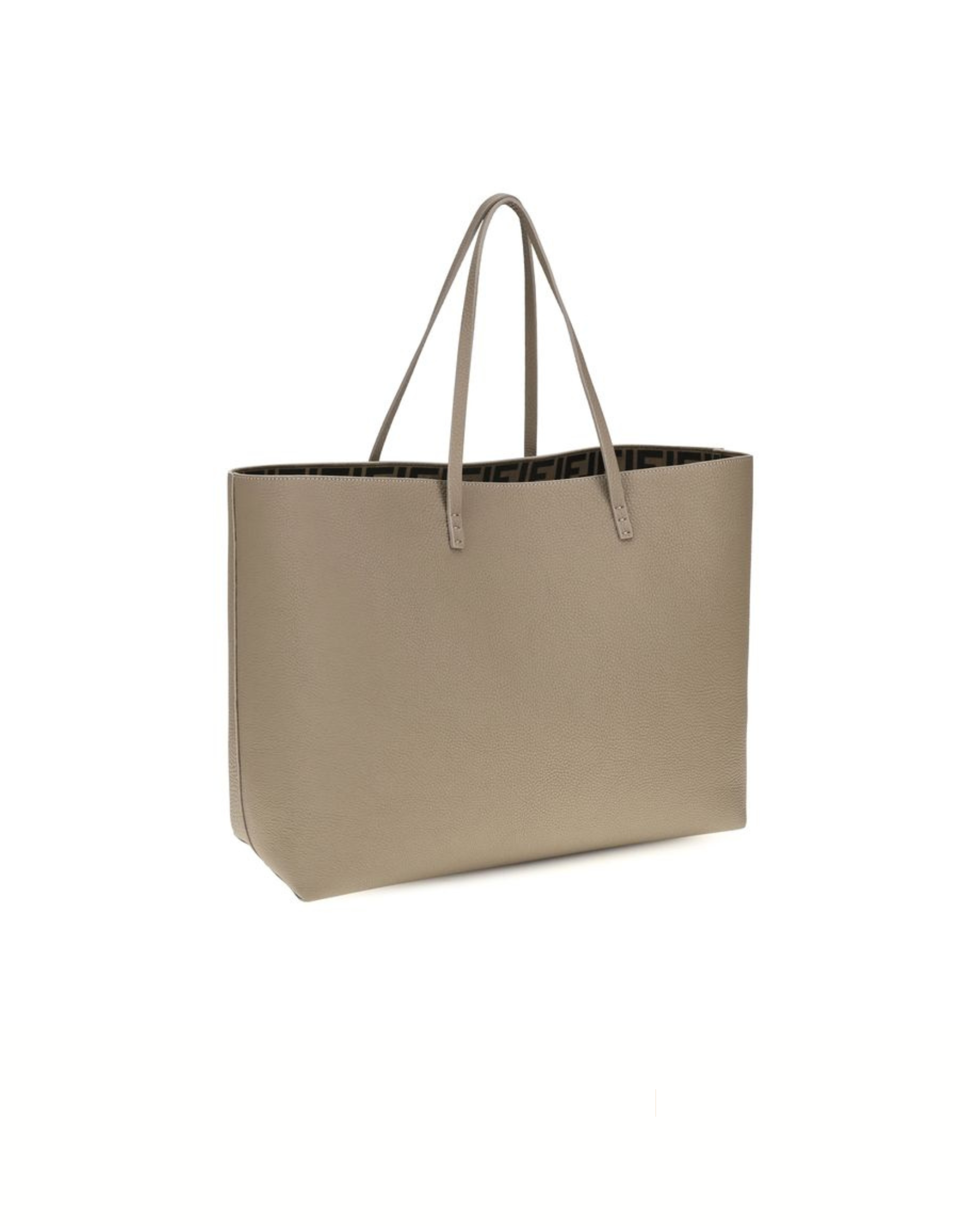 Fendi Roll Medium Roman Leather Shopping Bag
