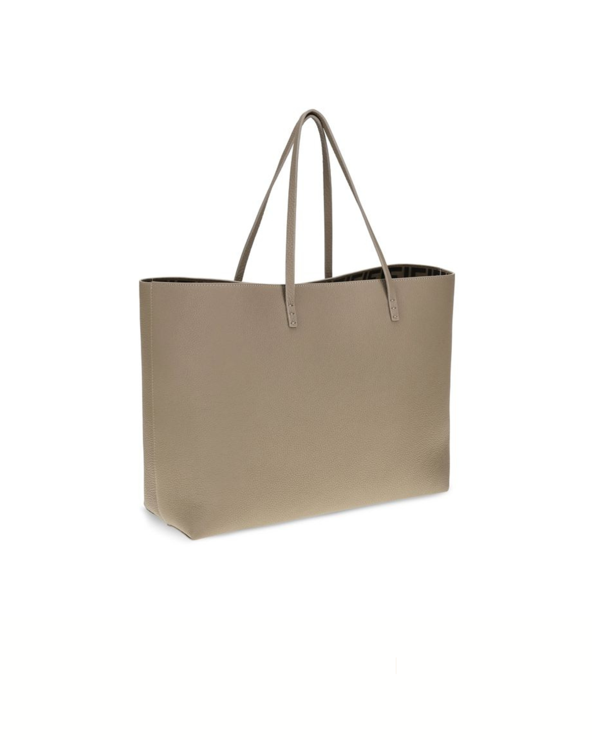 Fendi Roll Medium Roman Leather Shopping Bag