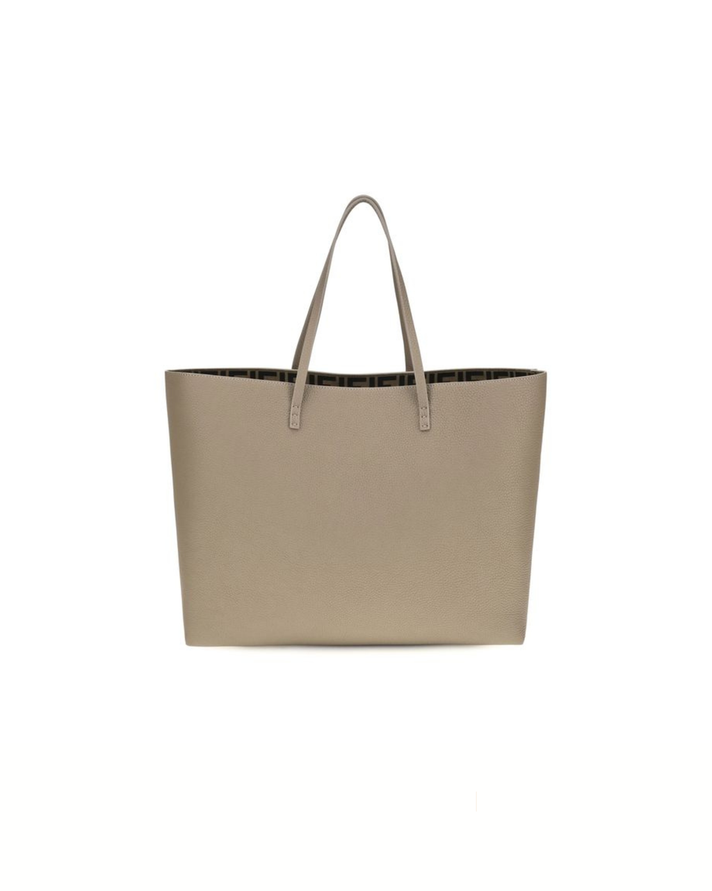 Fendi Roll Medium Roman Leather Shopping Bag