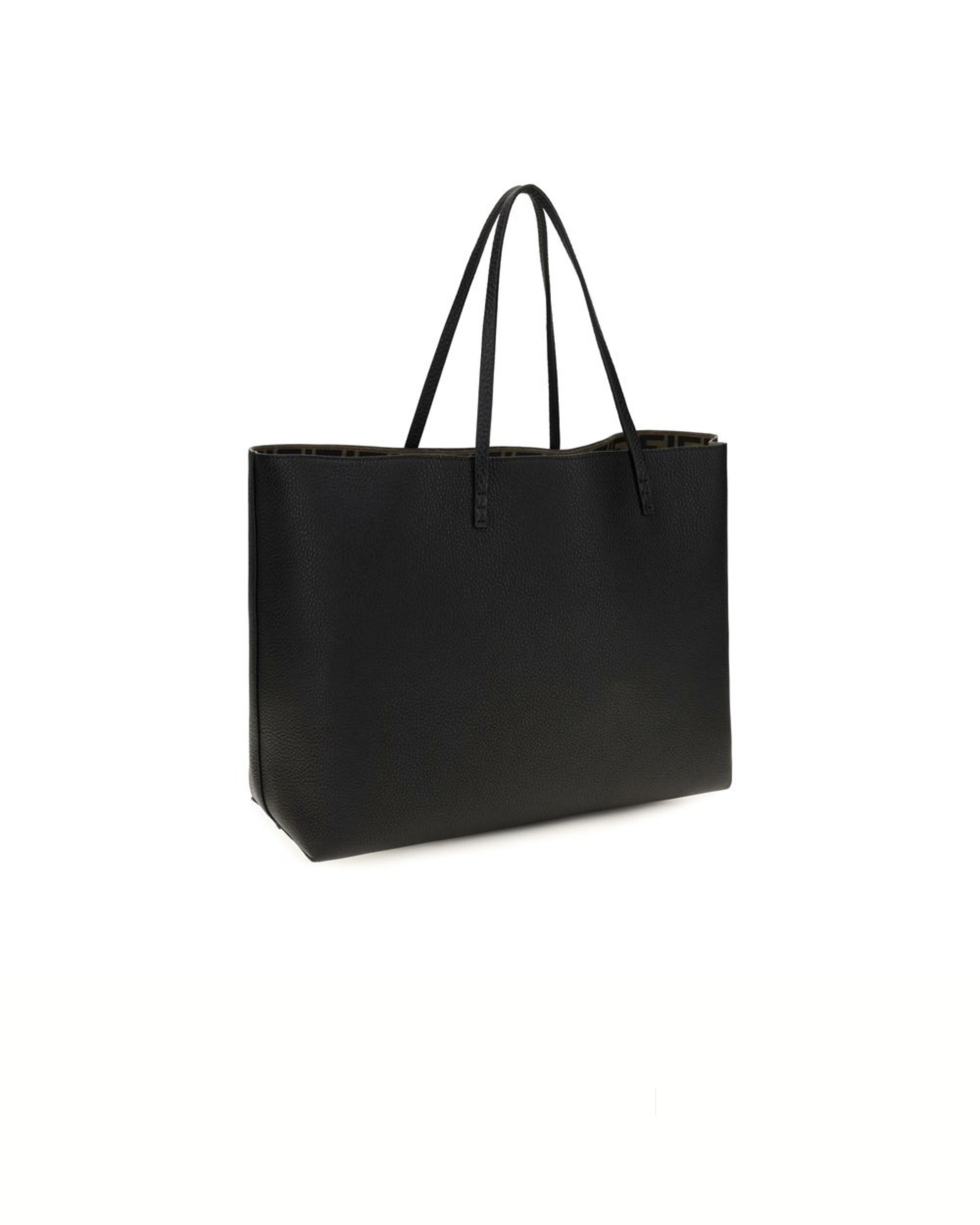 Fendi Roll Medium Shopping Bag Black