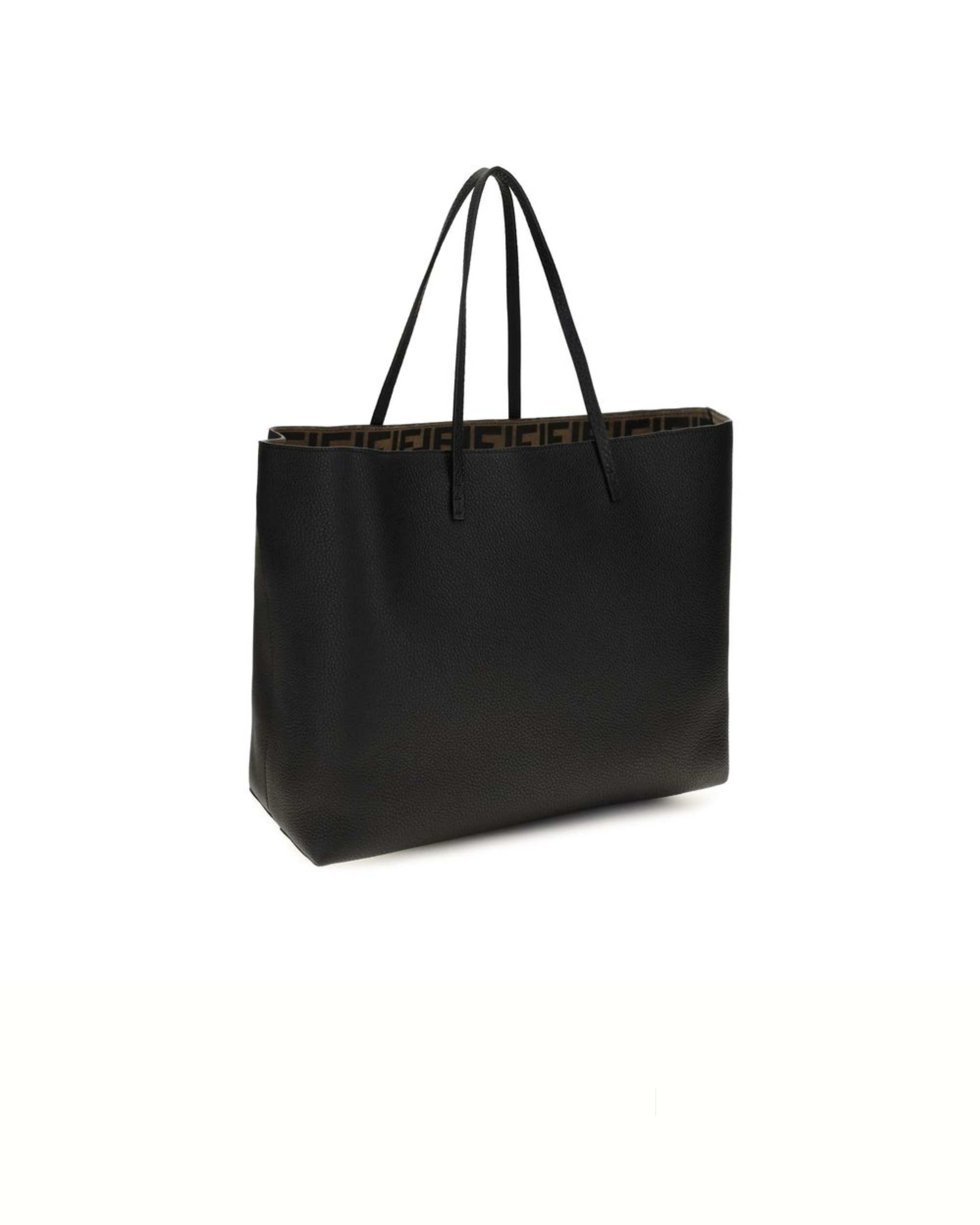 Fendi Roll Medium Shopping Bag Black