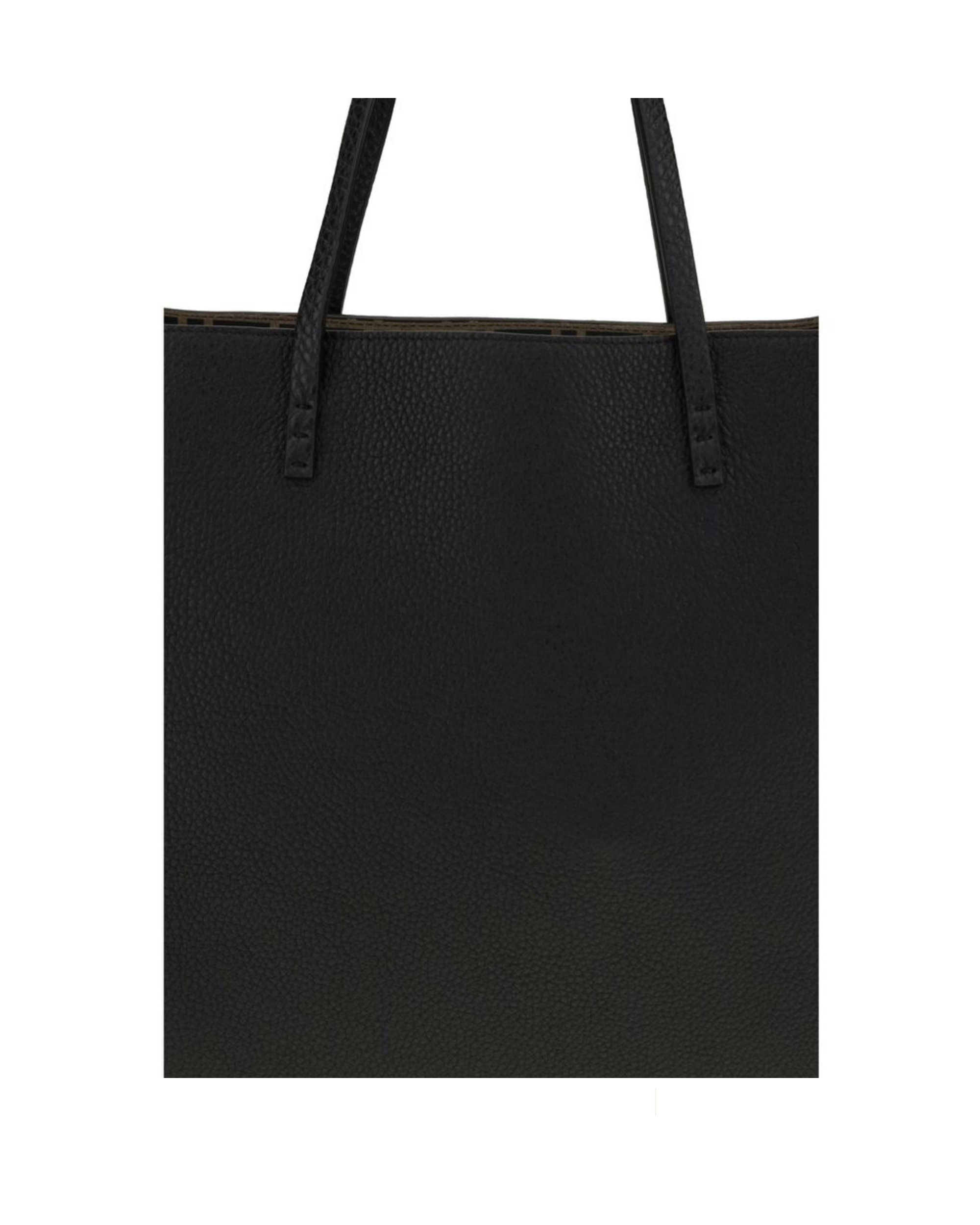 Fendi Roll Medium Shopping Bag Black