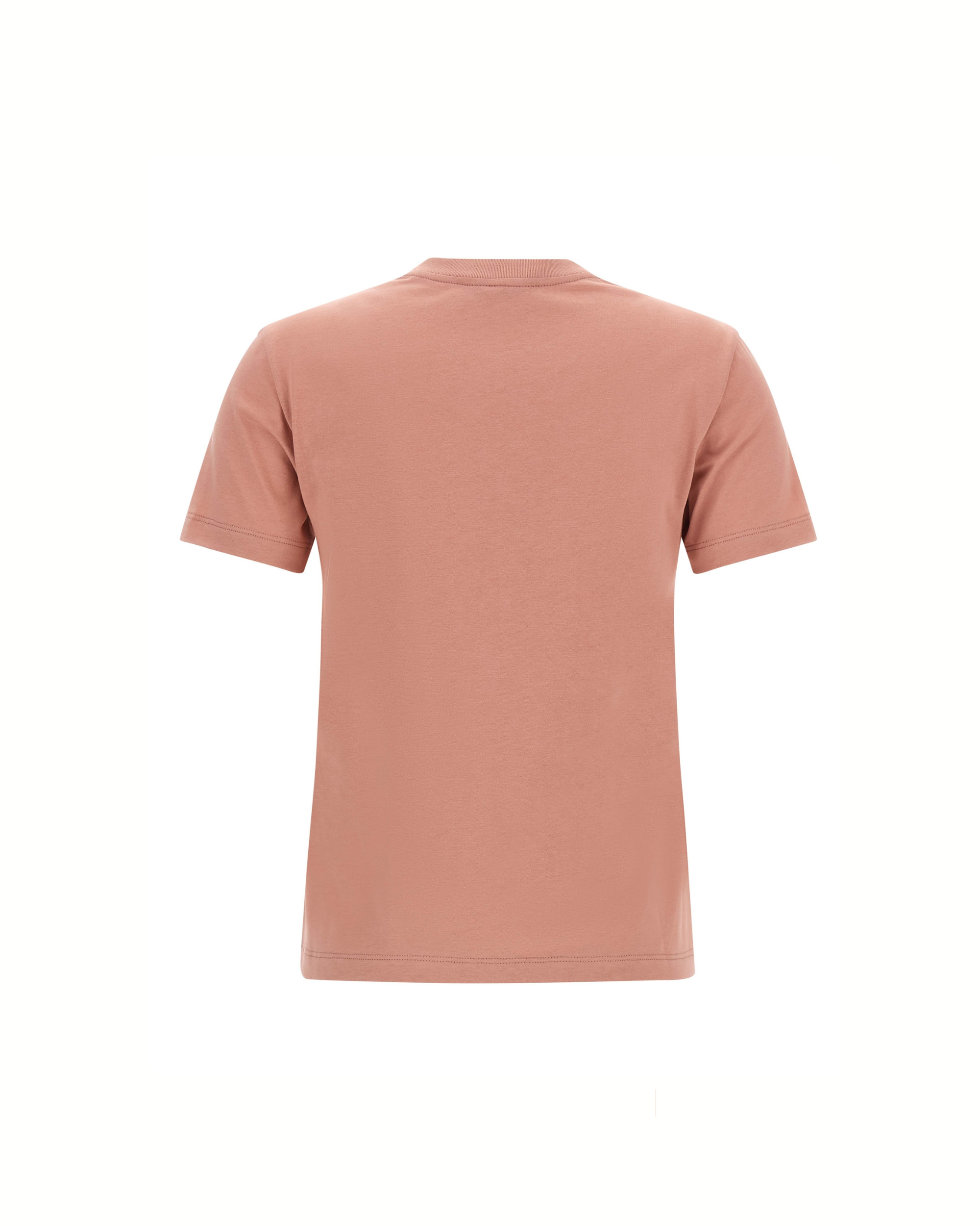 Fendi Roma 1925 Cotton T-Shirt Pink