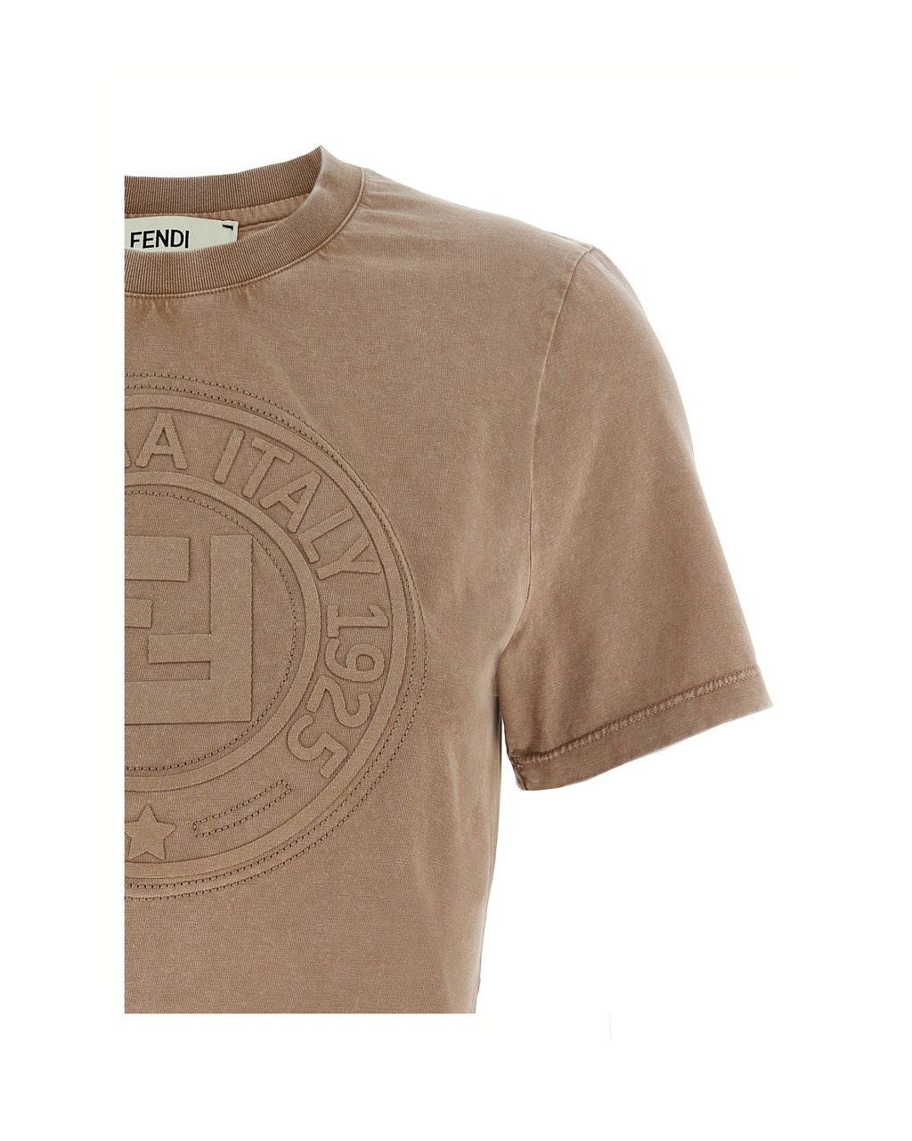 Fendi Roma 1925 Cropped T-Shirt