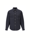 Fendi Selleria Cotton Shirt Dark Blue