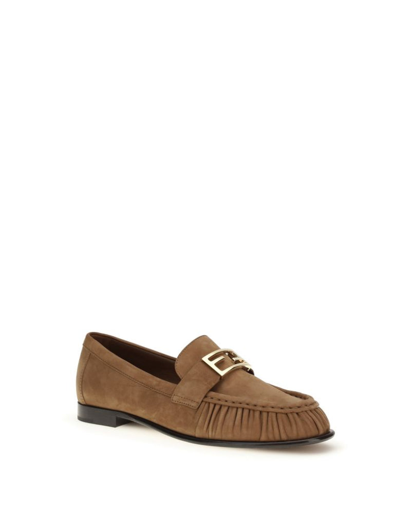 Fendi – Suede FF Loafers Brown