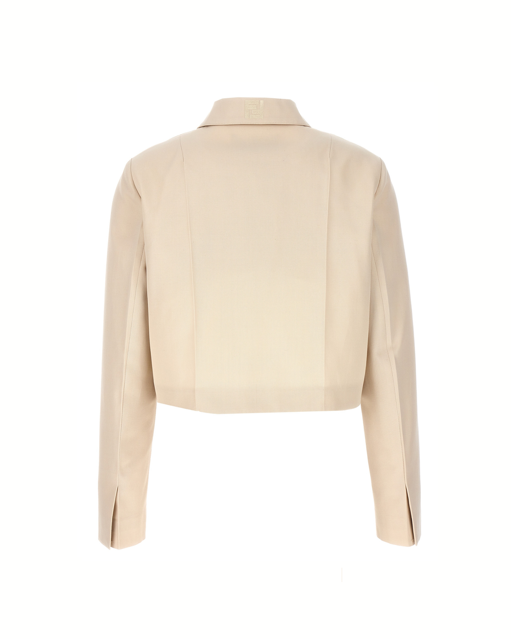 Fendi Tailored Crop Gabardine Jacket