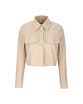 Fendi Tailored Crop Gabardine Jacket