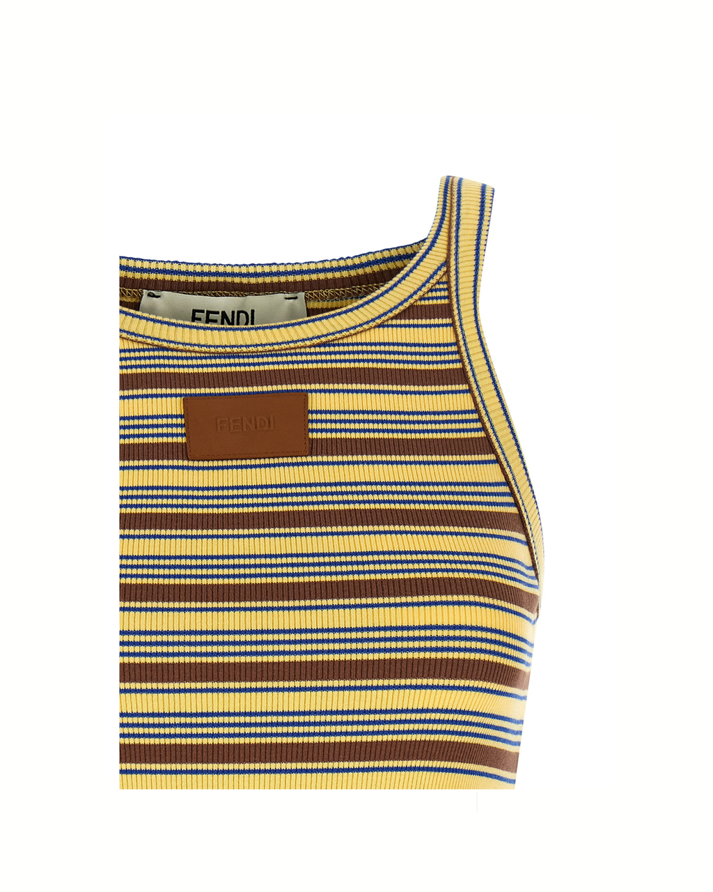 Fendi Top a Coste Multicolor