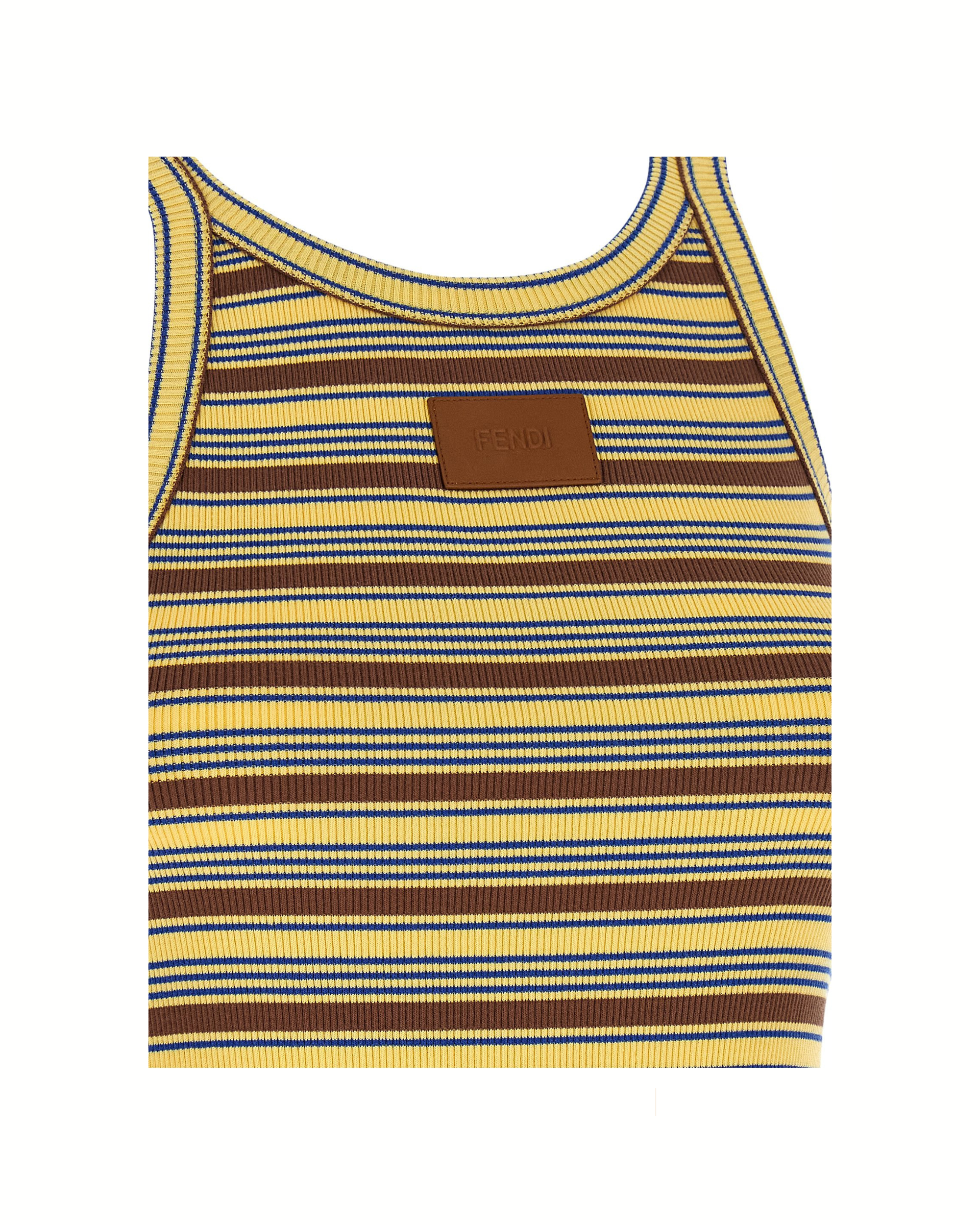 Fendi Top a Coste Multicolor