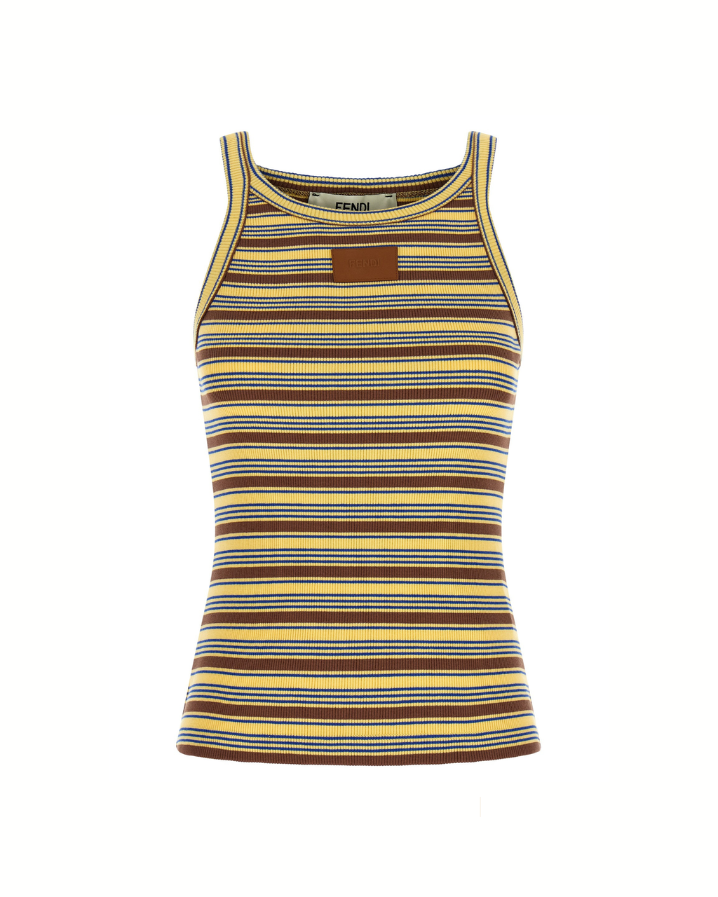 Fendi Top a Coste Multicolor