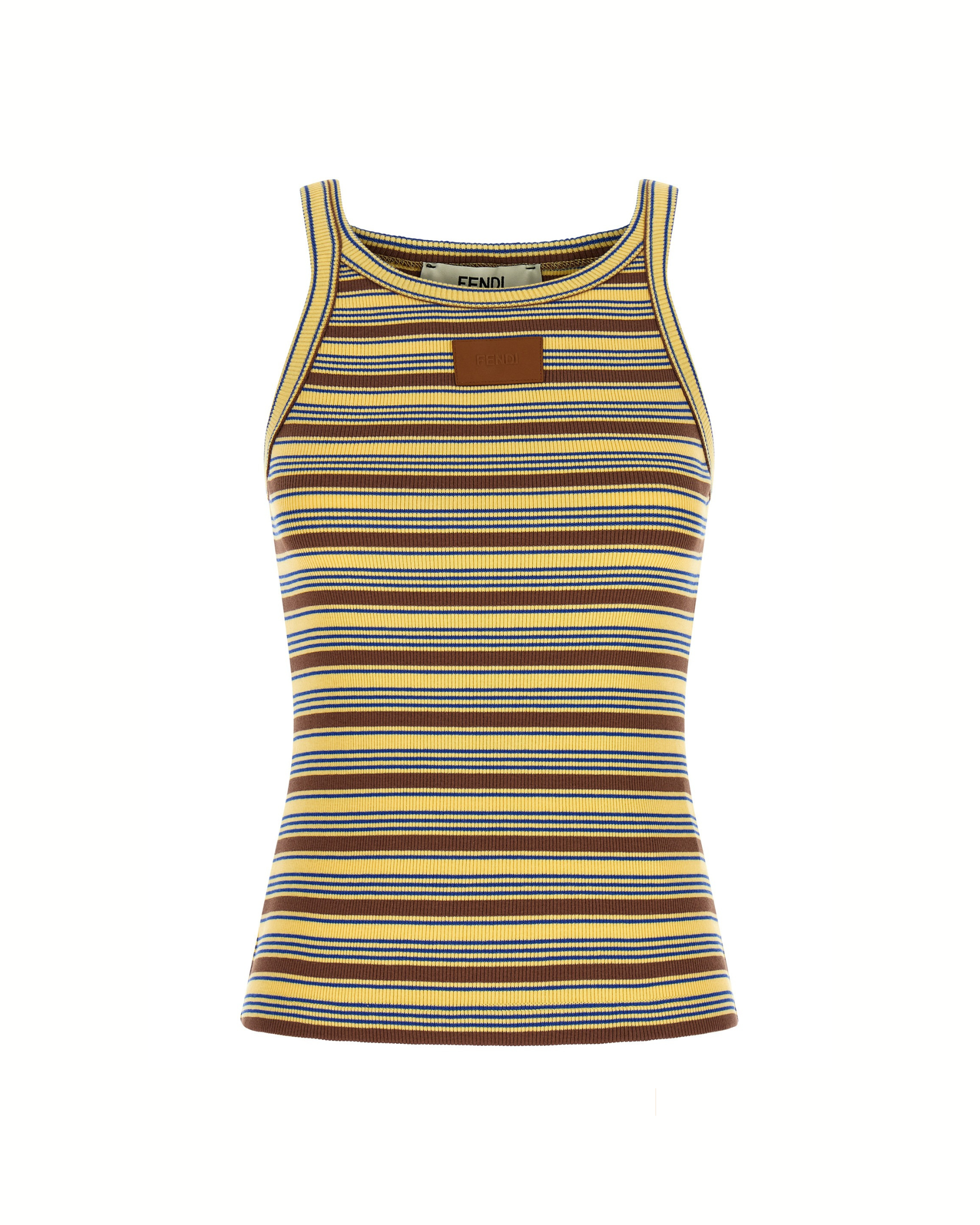 Fendi Top a Coste Multicolor