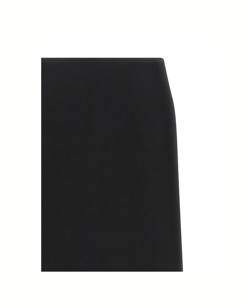Fendi Virgin Wool Peplum Midi Skirt