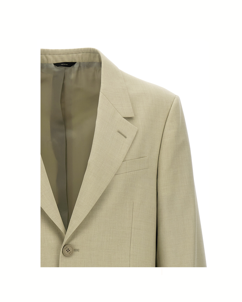 Fendi Virgin Wool Single-Breasted Blazer