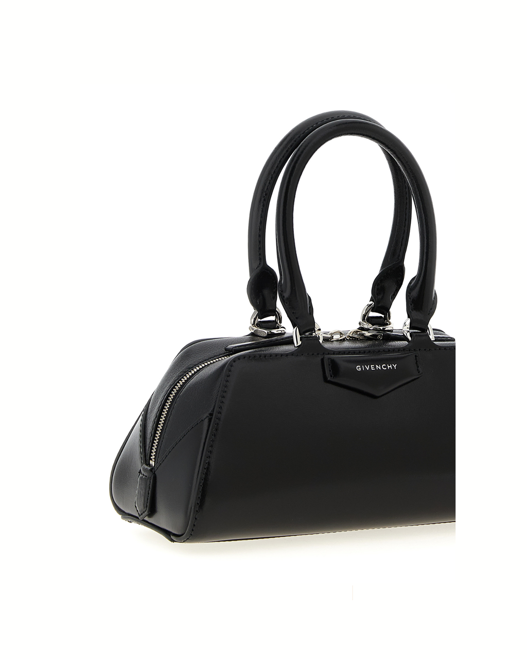 Givenchy - Antigona East-West Mini Borsa Nera in Pelle di Vitello
