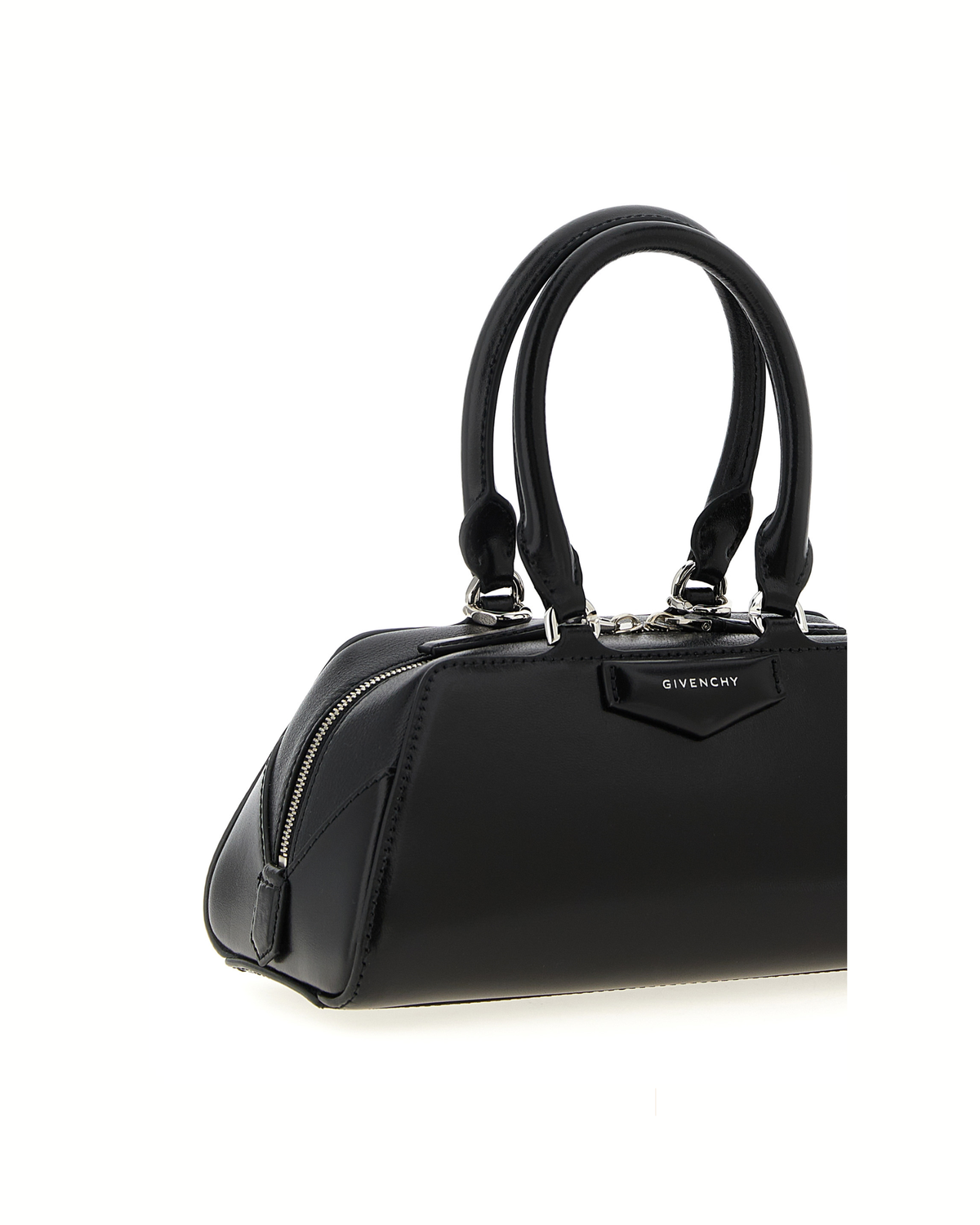 Givenchy - Antigona East-West Mini Borsa Nera in Pelle di Vitello