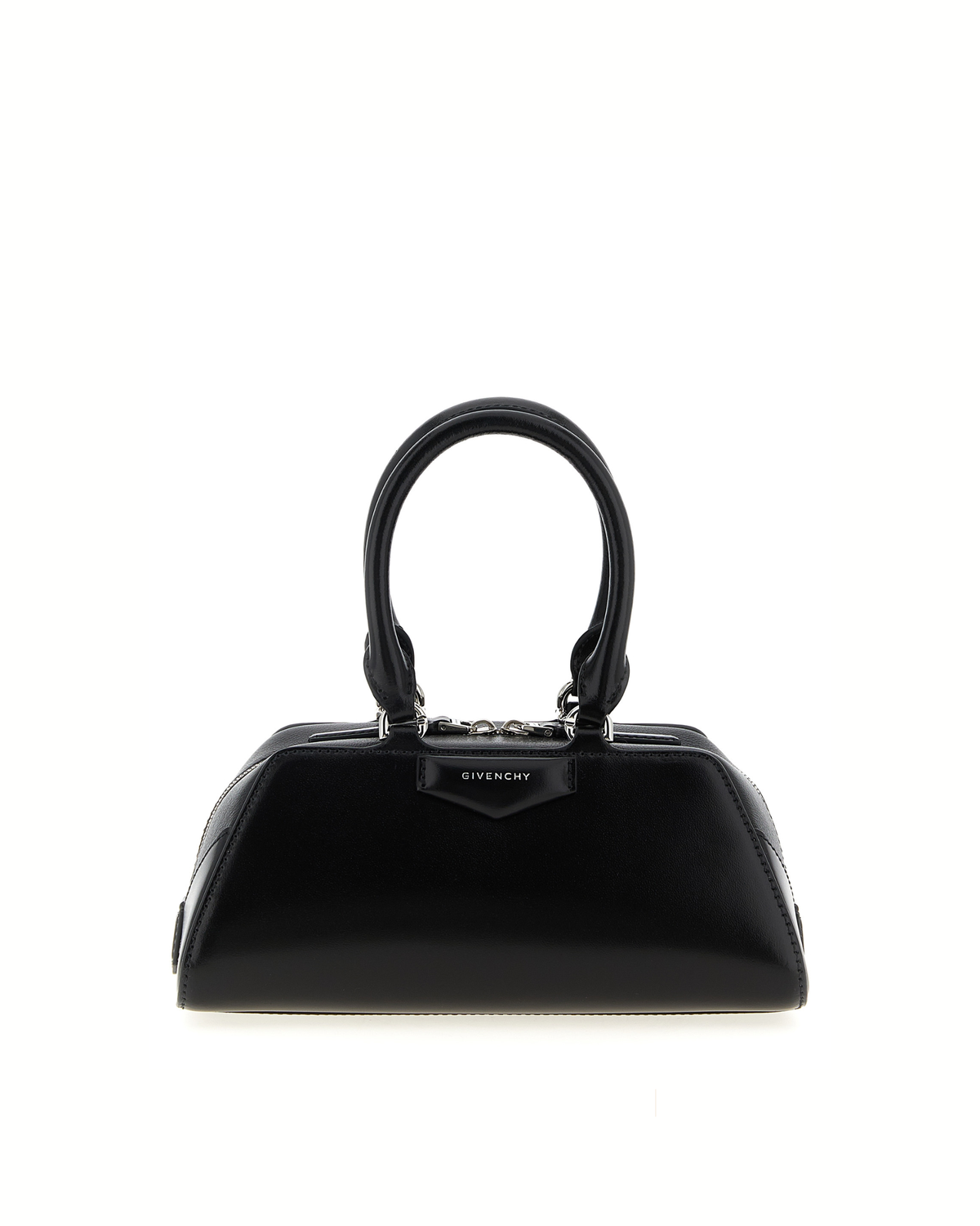 Givenchy - Antigona East-West Mini Borsa Nera in Pelle di Vitello