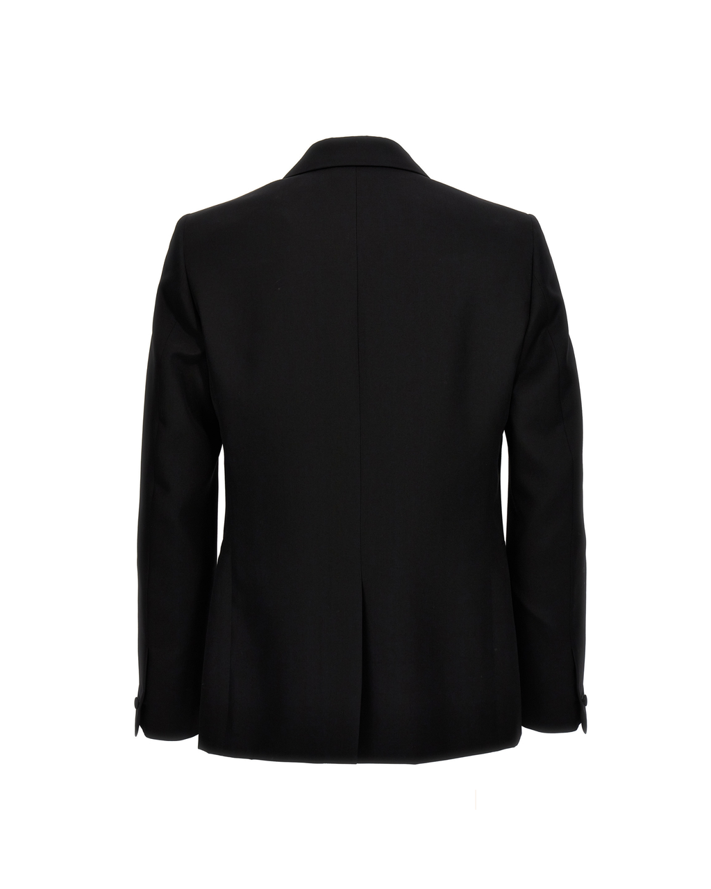 Givenchy – Black Wool Blazer with Satin Peak Lapels