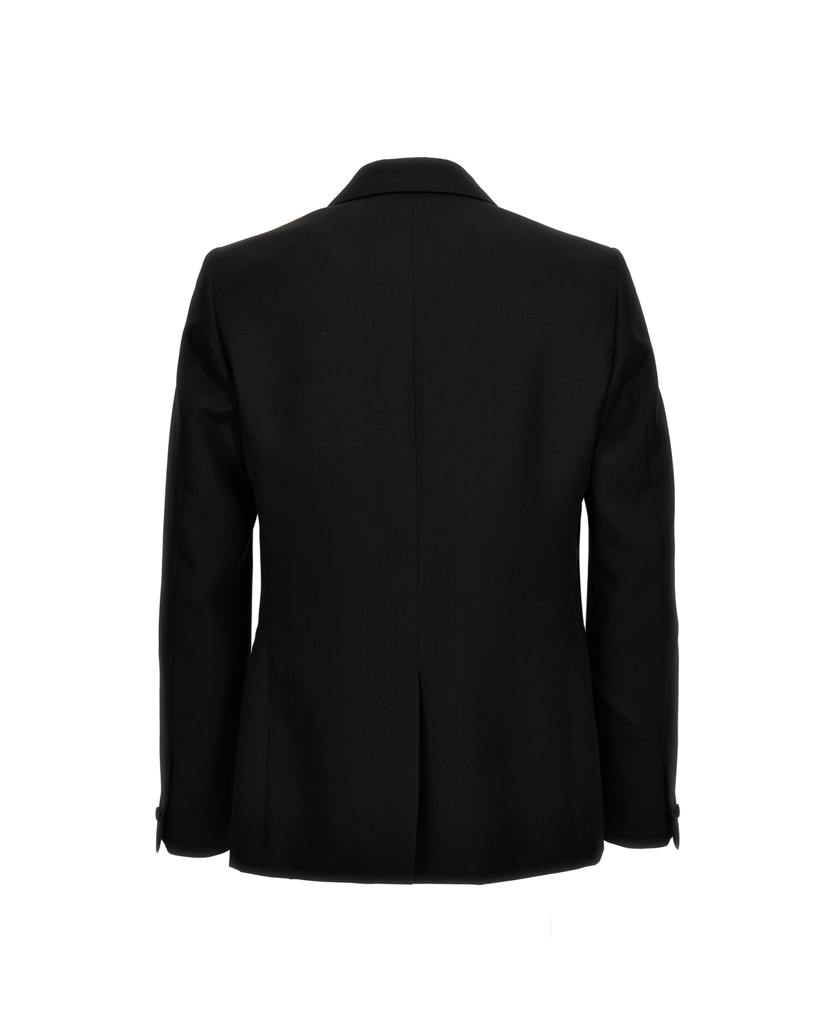 Givenchy – Black Wool Blazer with Satin Peak Lapels