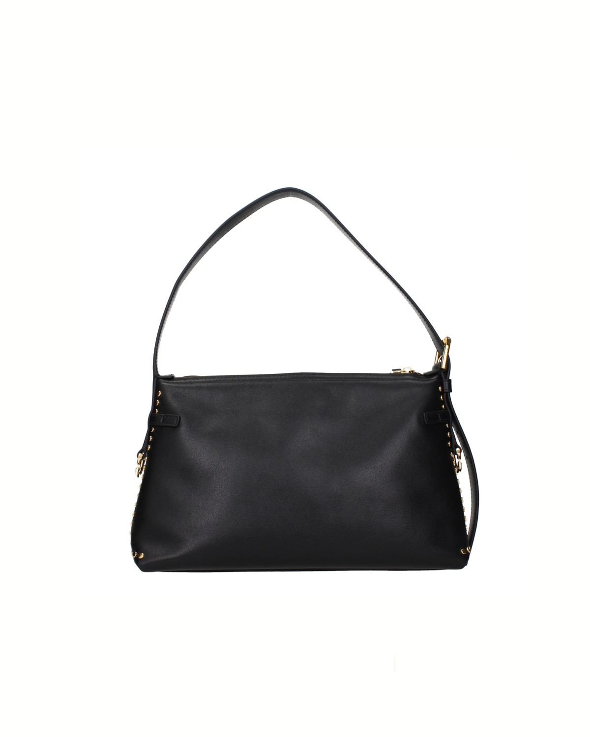 Givenchy – Borsa a Spalla Donna in Pelle Nera con Borchie e Fibbie Dorate