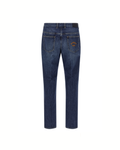 Givenchy – Jeans Straight Leg in Denim Blu con Logo