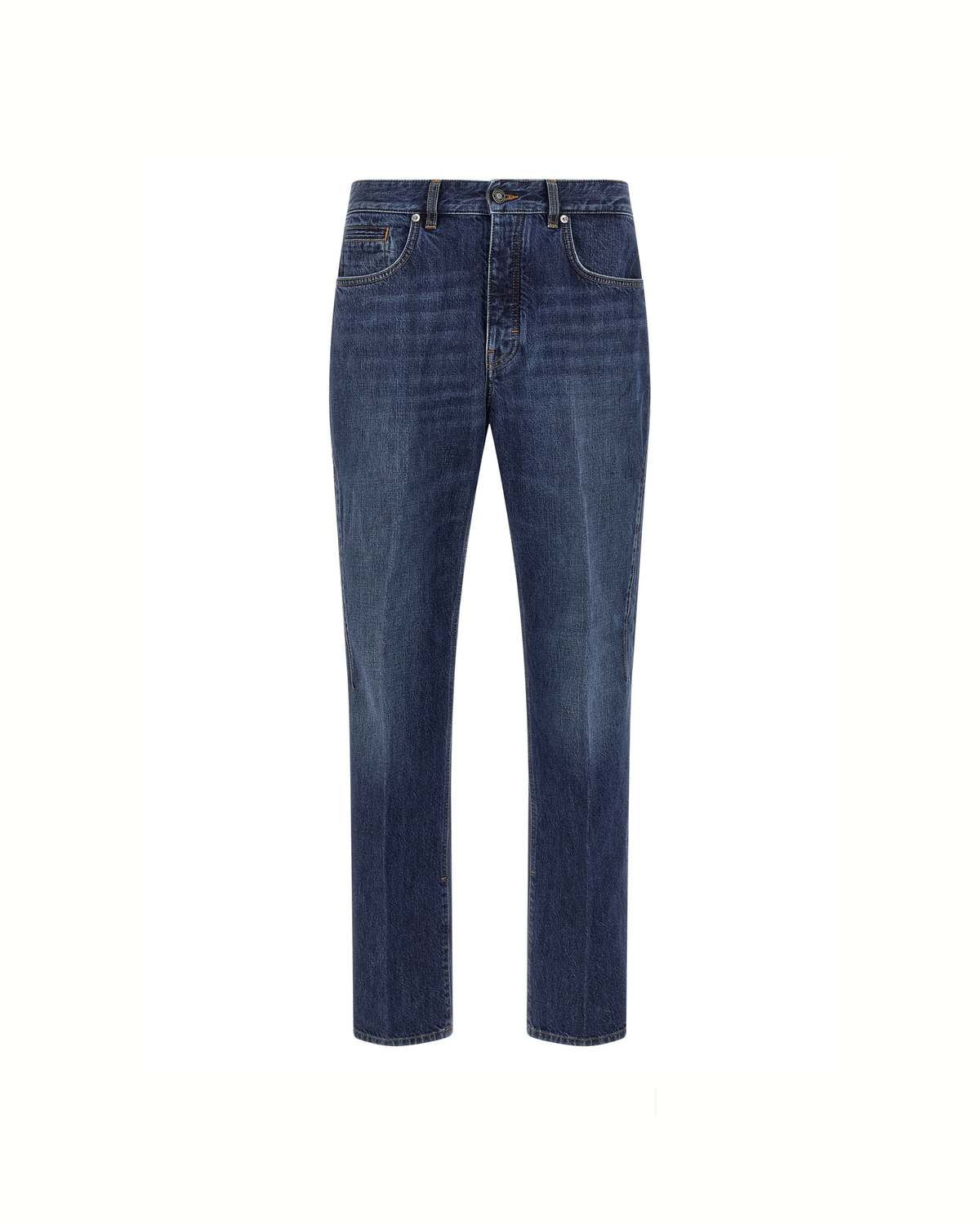 Givenchy – Jeans Straight Leg in Denim Blu con Logo
