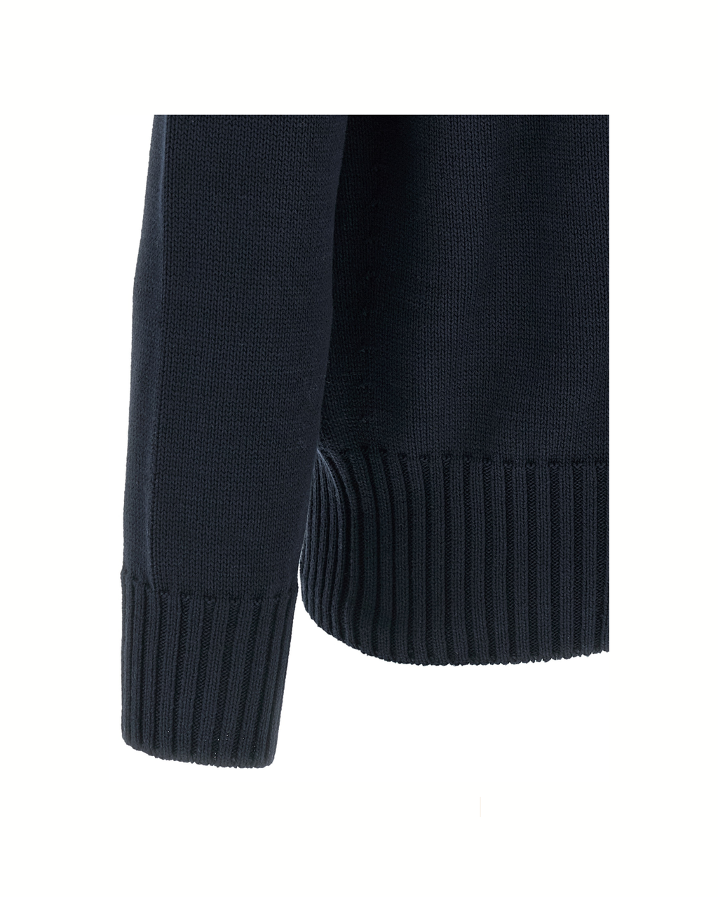 Givenchy – Maglione Dolcevita Blu in Cotone con Logo Ricamato