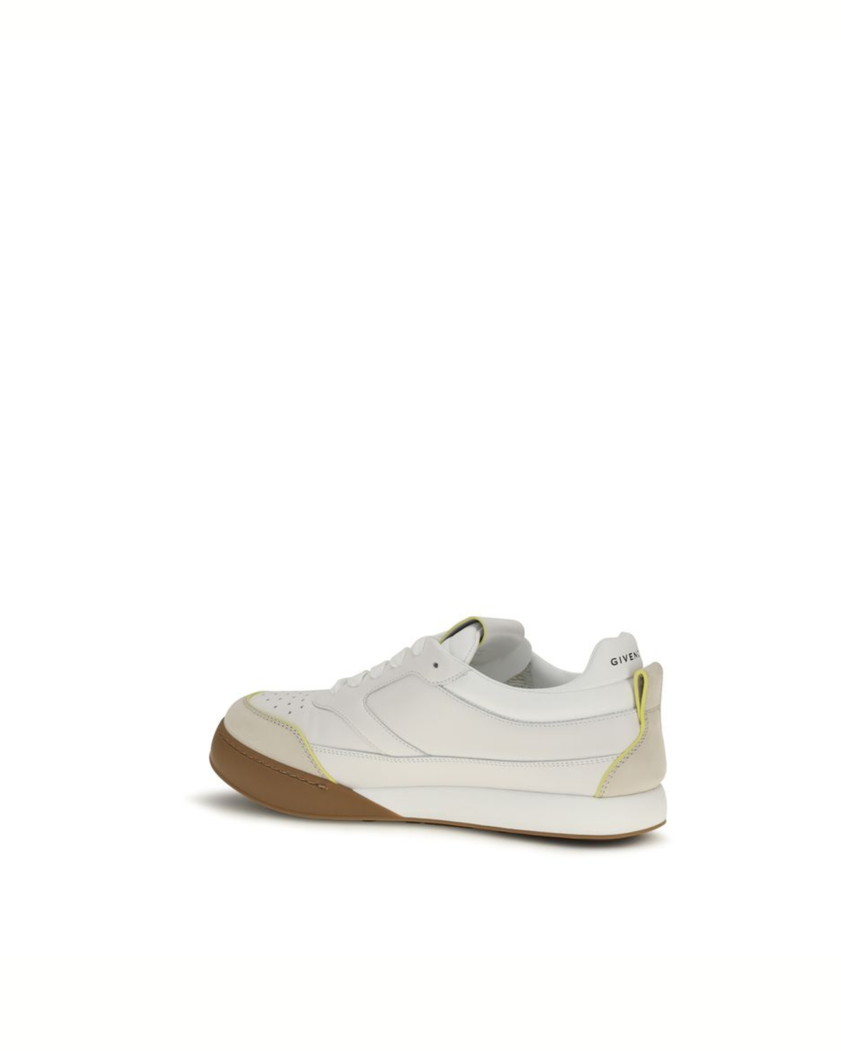 Givenchy – Sneakers Yard in Pelle di Vitello Bianca con Dettagli Beige