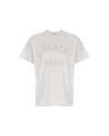 Givenchy – T-Shirt Bianca con Logo Givenchy Paris