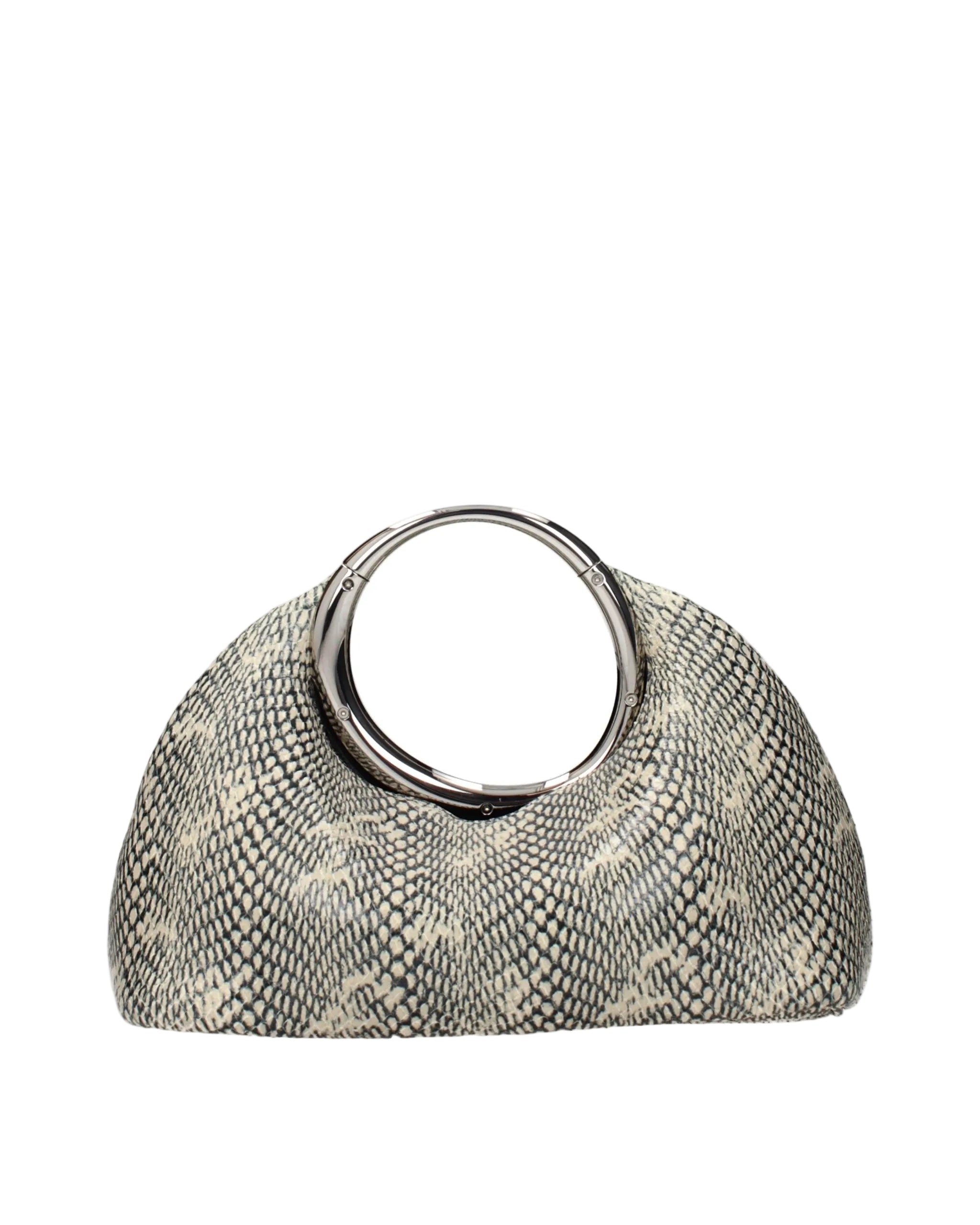 Jacquemus – Leather Handbag Python Beige