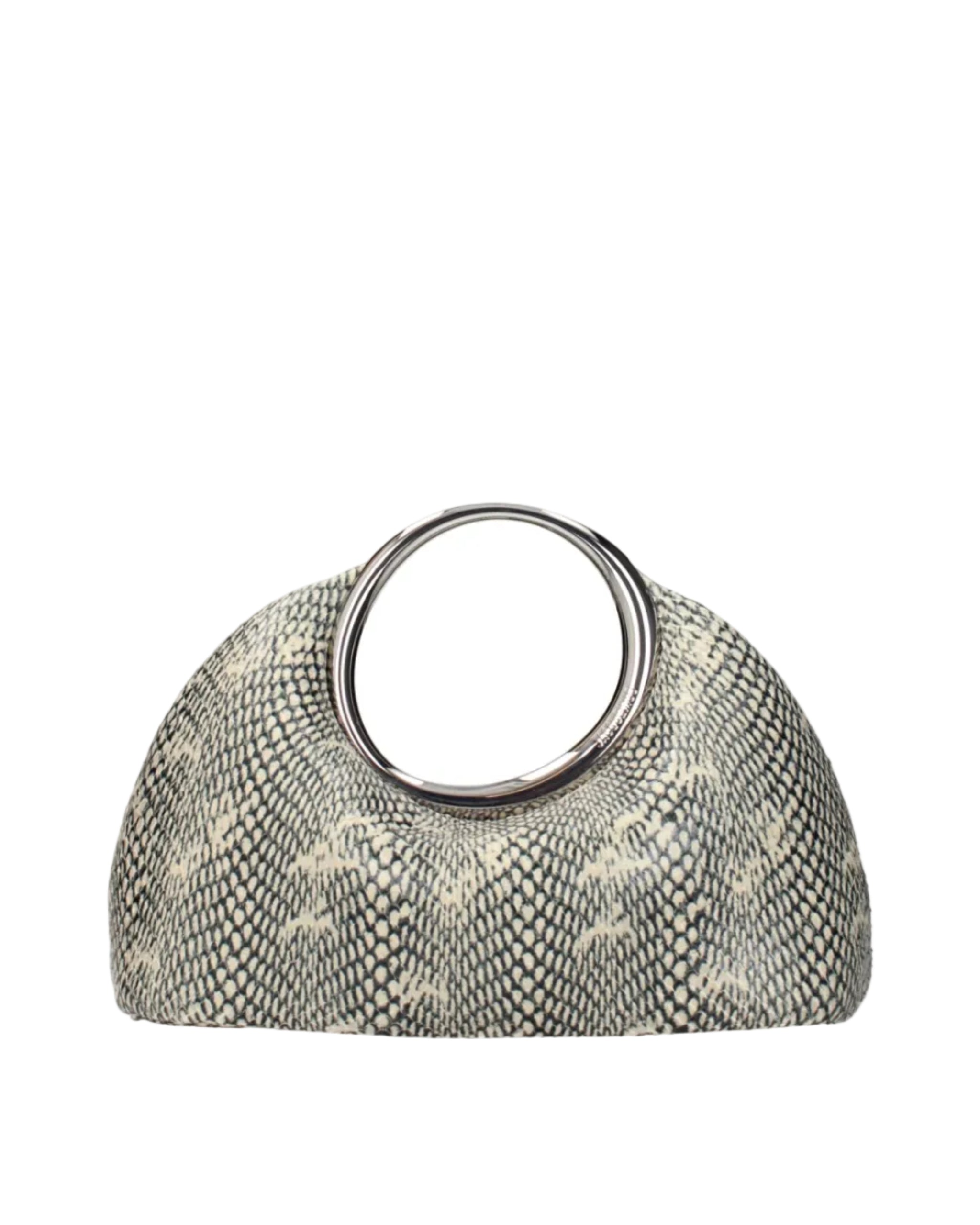 Jacquemus – Leather Handbag Python Beige
